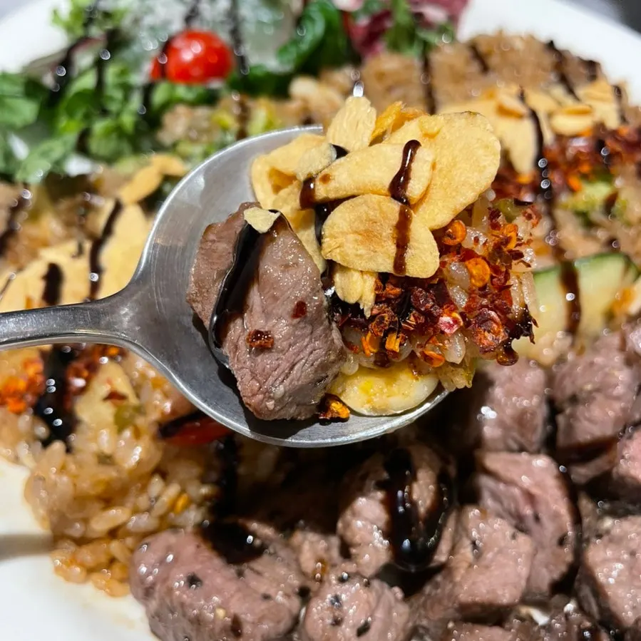 Fluffy fried pilaf rice