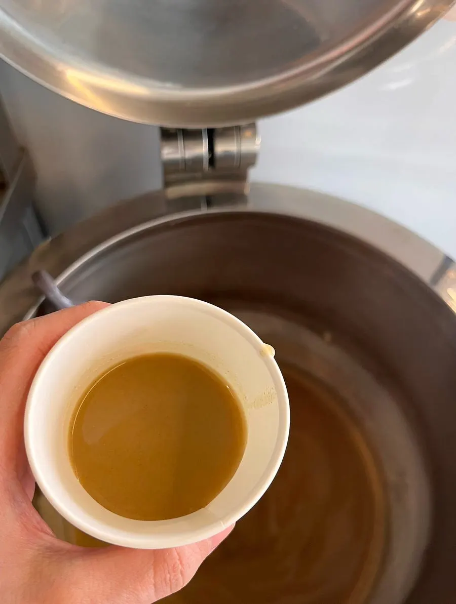 17-grain misugaru prepared at the self-serve bar