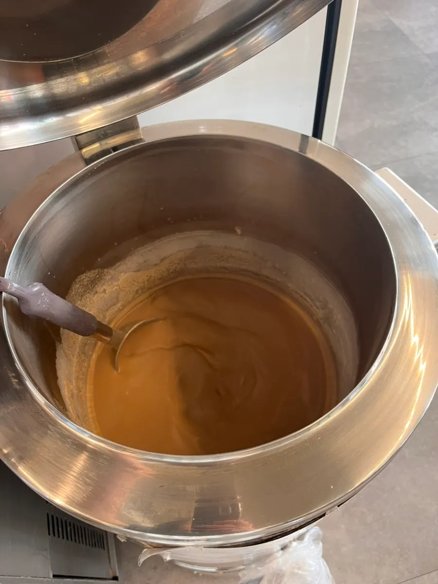 A cup of misugaru brought over from the dessert corner