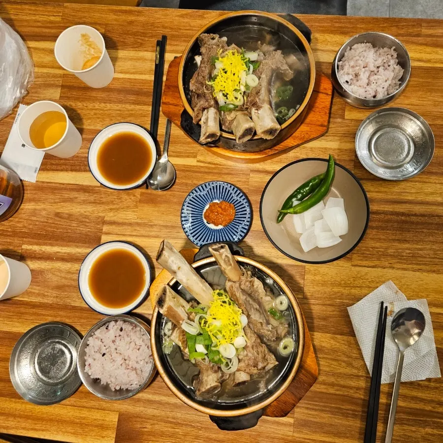 갈빗대가 올라온 기력회복 특 갈비탕