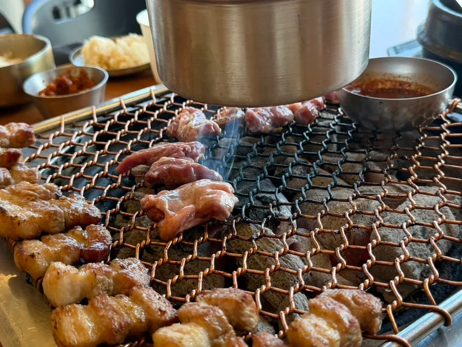 직접 구워 먹는 제주 갈매기살