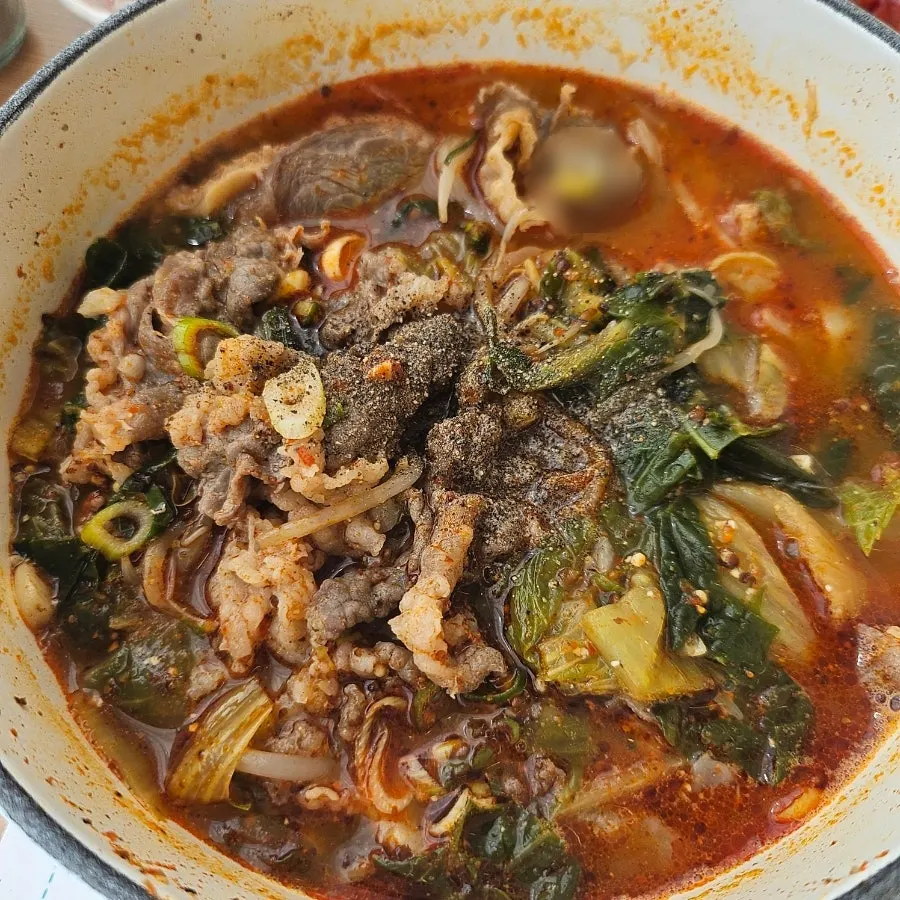Aewol Eomma hangover soup with brisket and shank