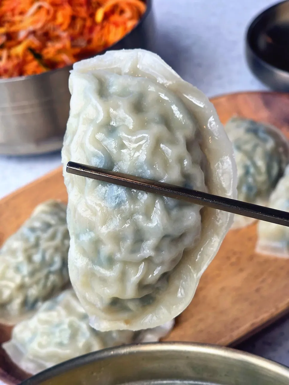 사이드로 주문한 만두 한 접시