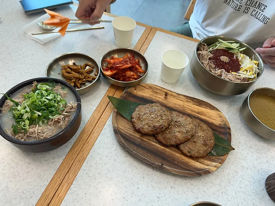 Basic side dishes set on the table