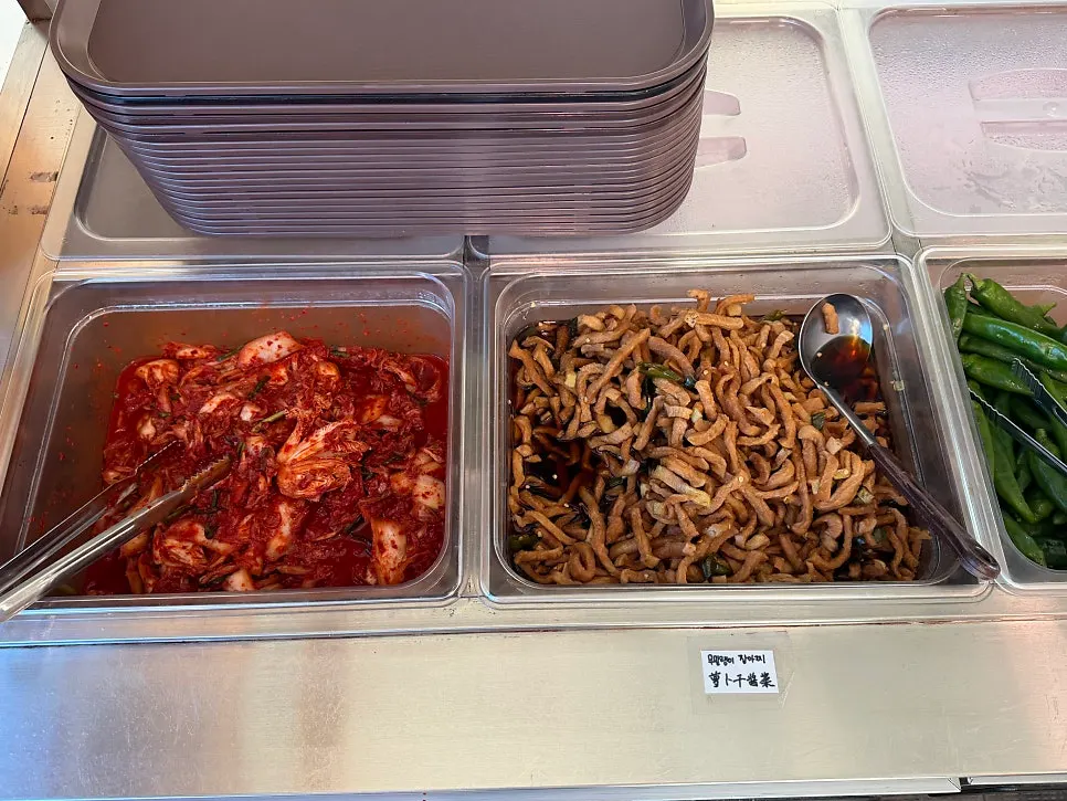 한담국수 메뉴 안내 게시물