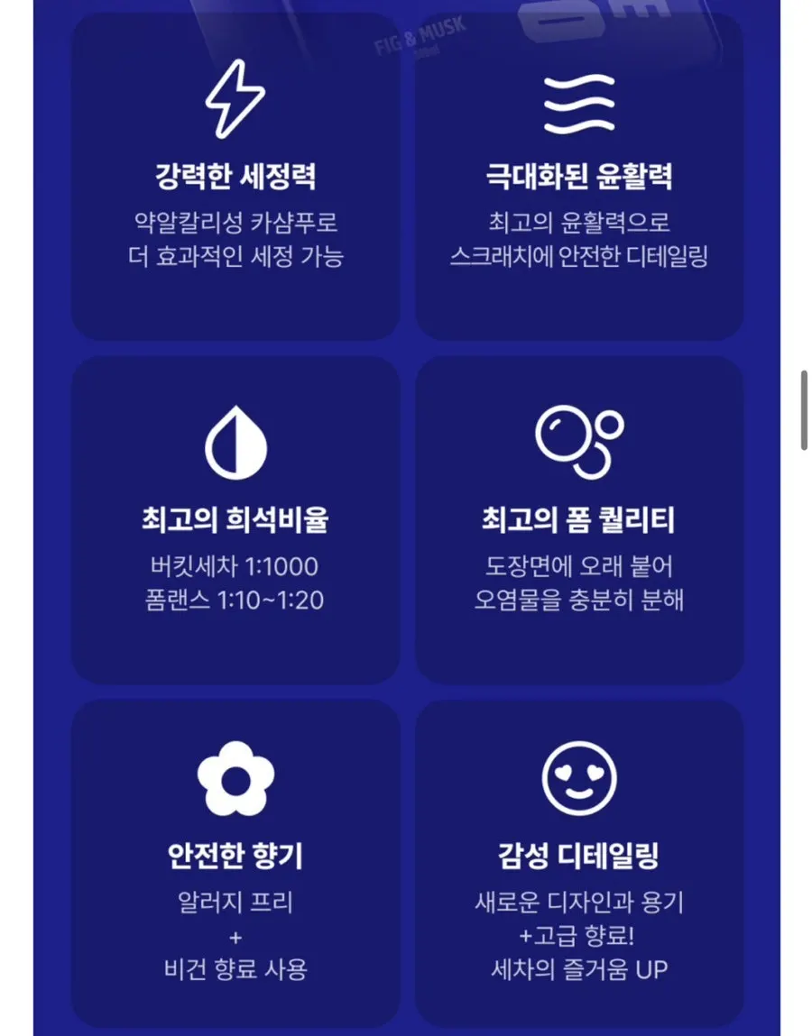 블루 엣지 약알칼리 카샴푸 특징 안내