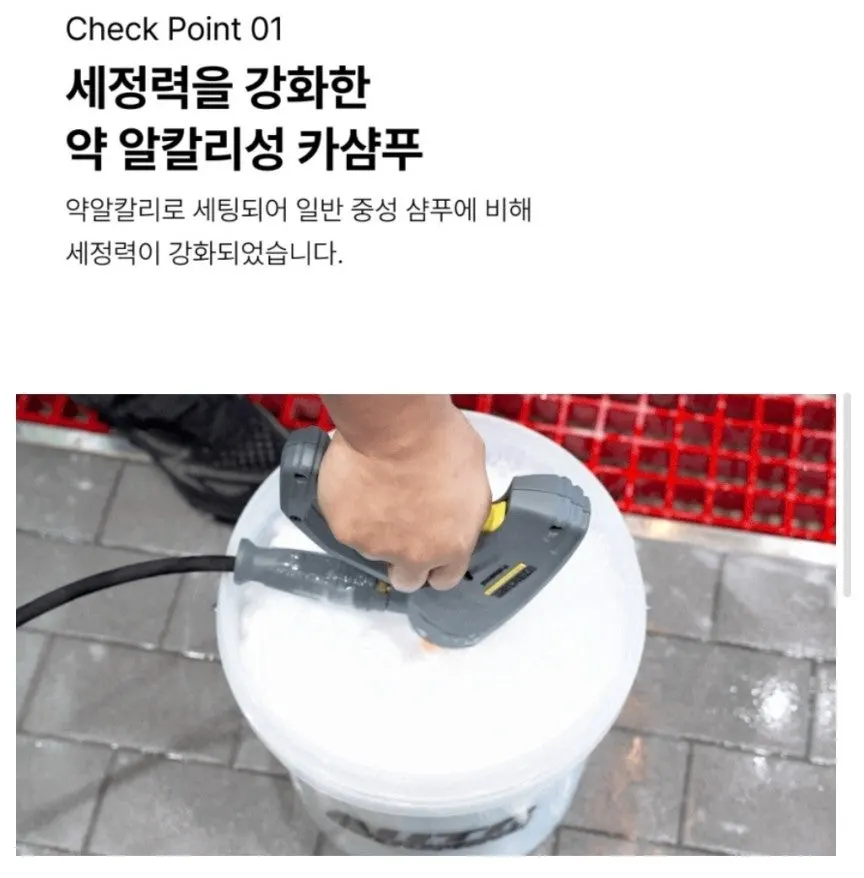 Material on Blue Edge Shampoo’s key features