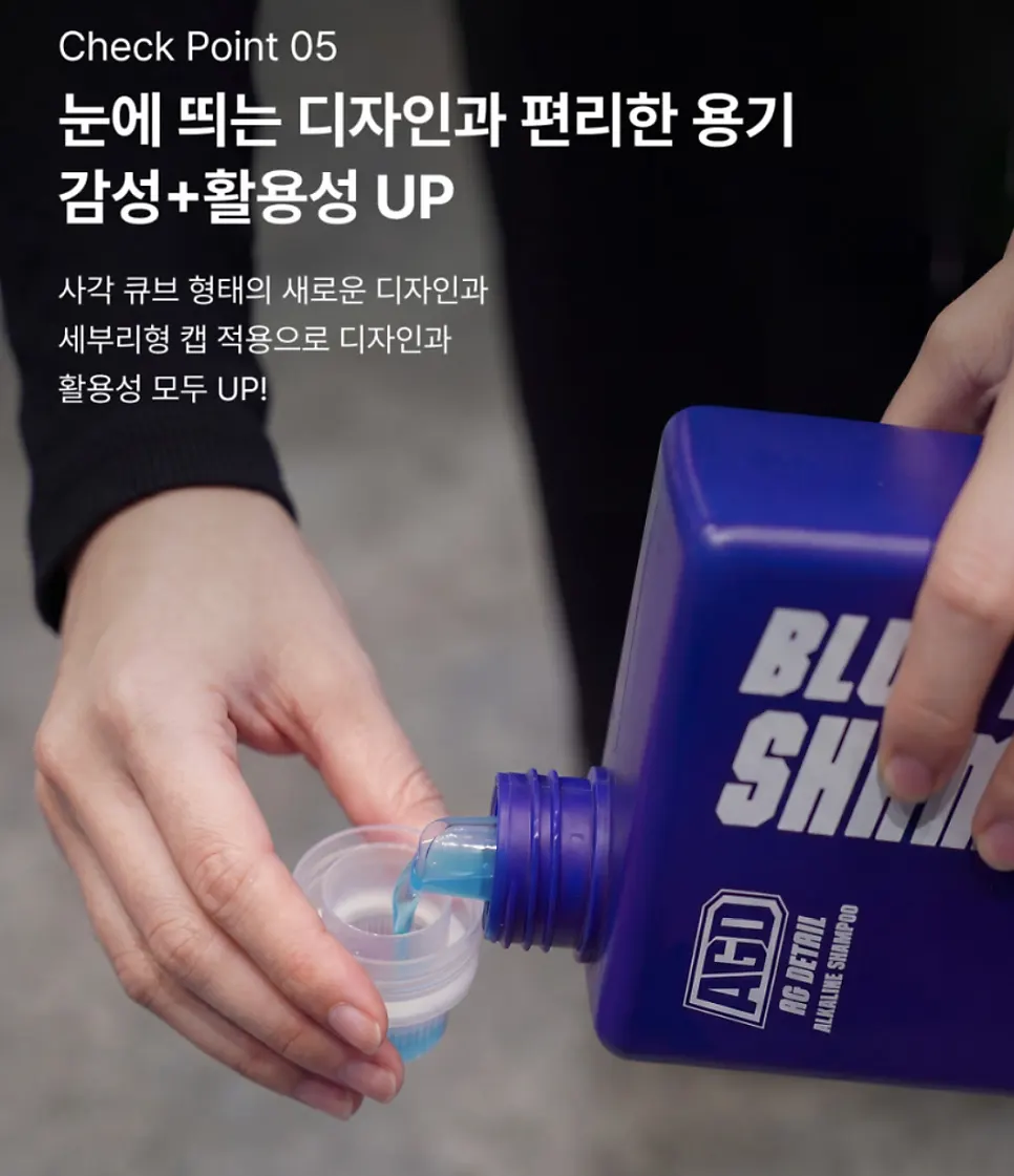 Guide to the features of Blue Edge Shampoo for mitt washing