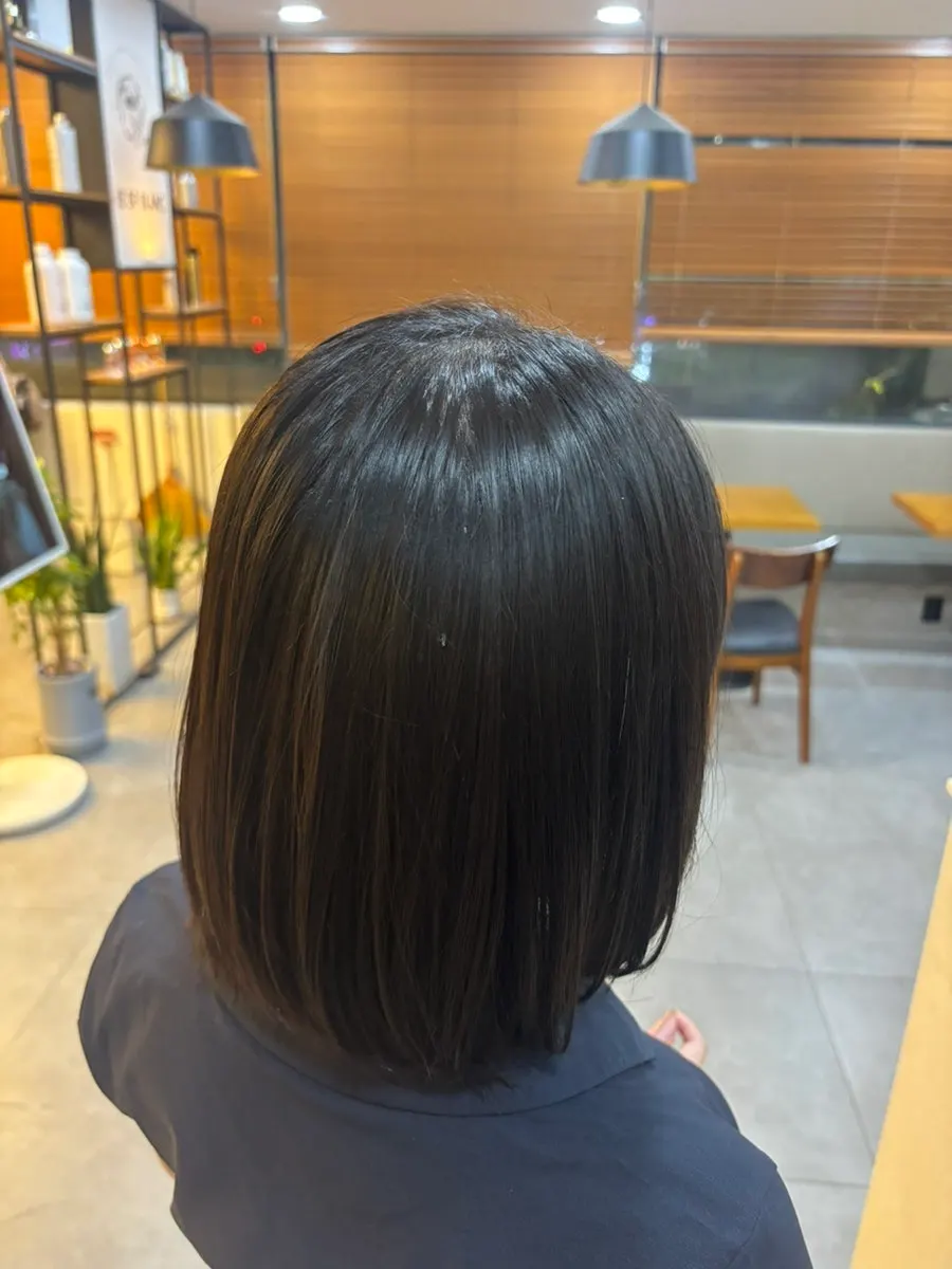딥레이어 클리닉 후 윤기 생긴 머릿결
