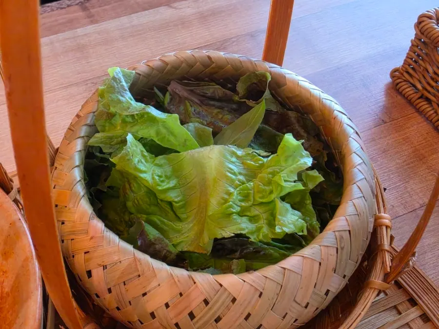 Golden, charcoal-grilled pork for bun cha