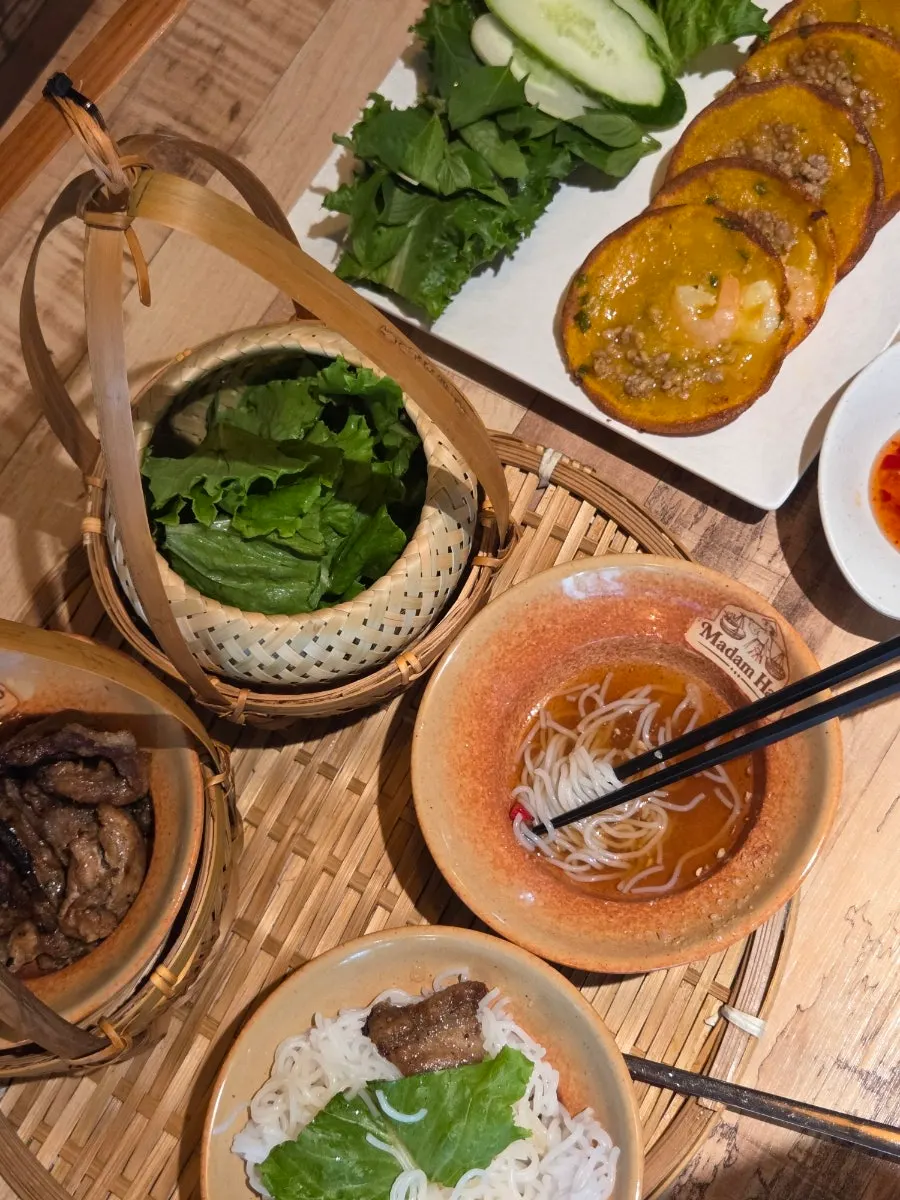 Closing shot of Madam Hao's interior with a Vietnamese local feel