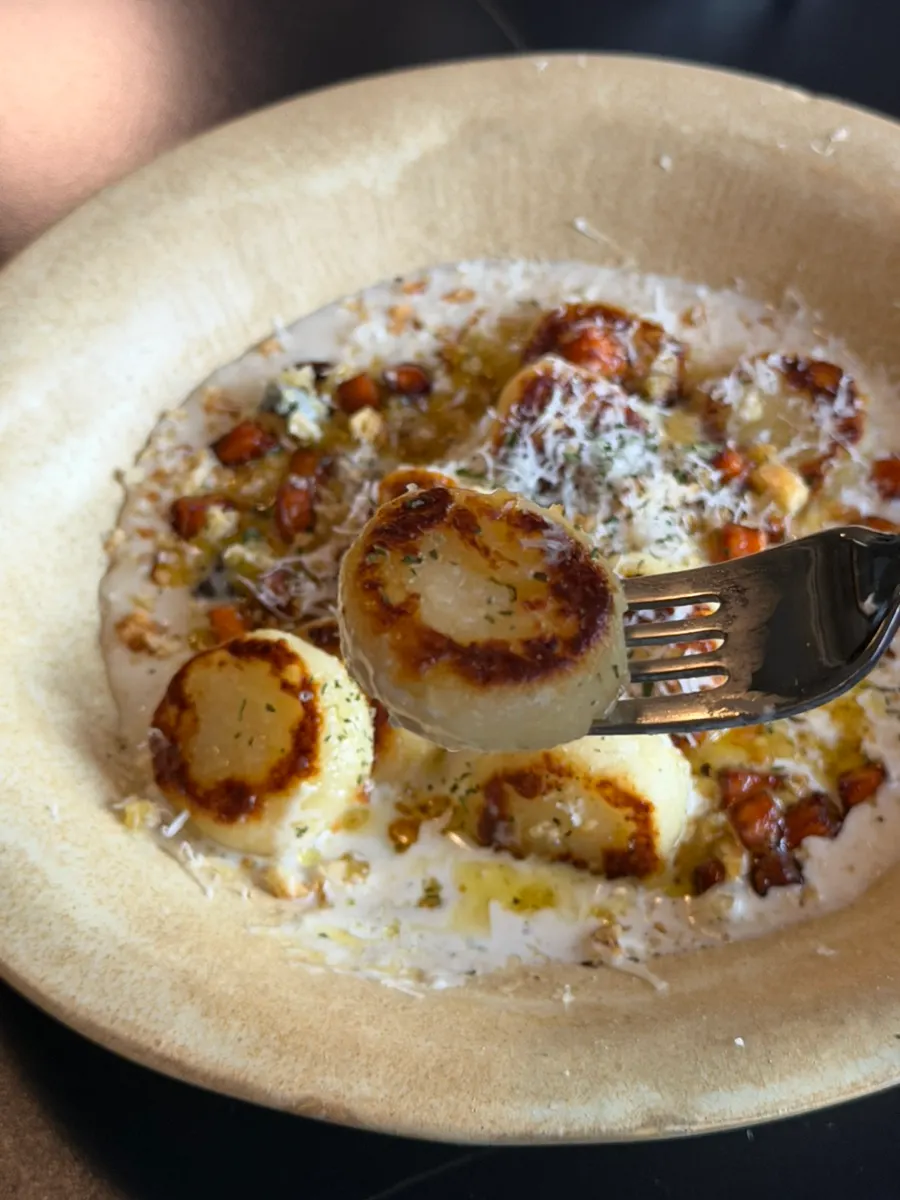 Allegro's mushroom cream gnocchi
