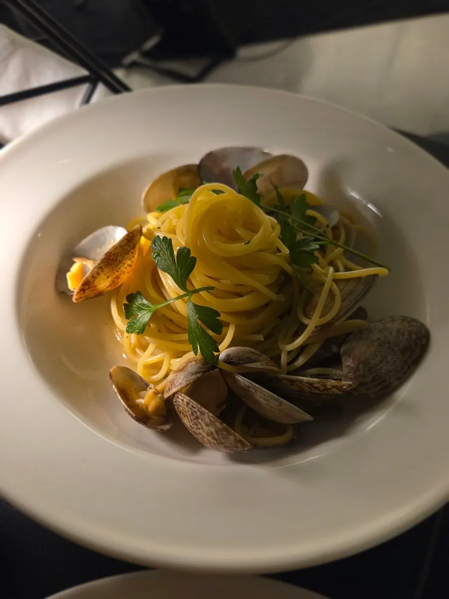 Allegro's vongole pasta with clams