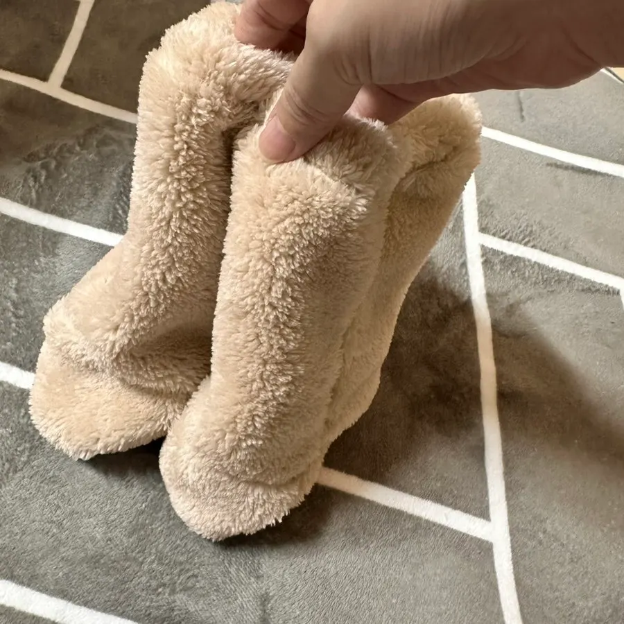 Baby foot warmer with a generous length