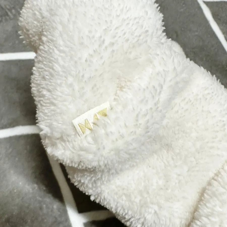 Baby foot warmers with fleece-like lining