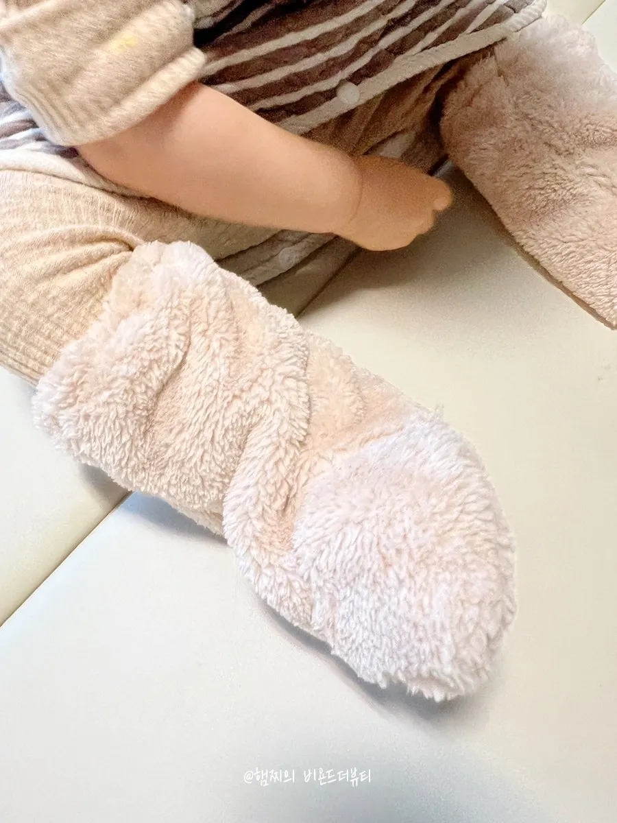 신생아 겨울 보온 풋워머 이미지