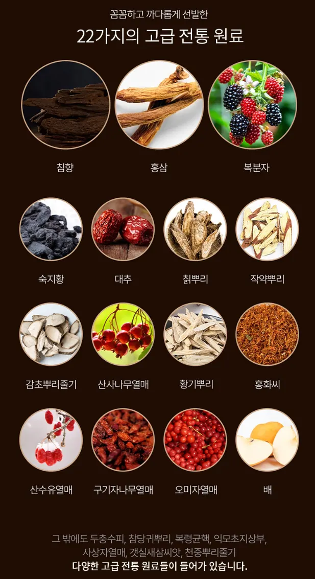 Deer antler extract and herbal ingredient blend information