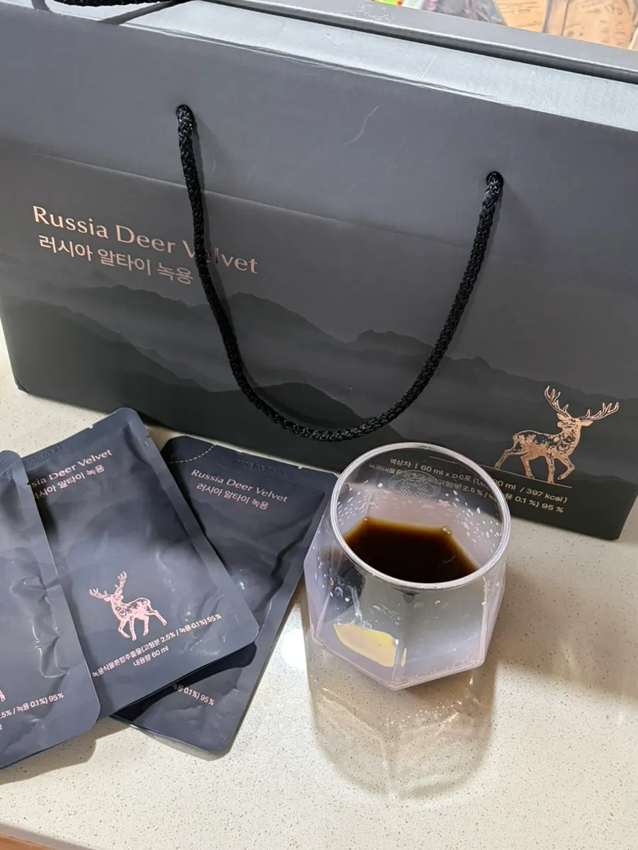 Deer antler pouch and drink tasted firsthand