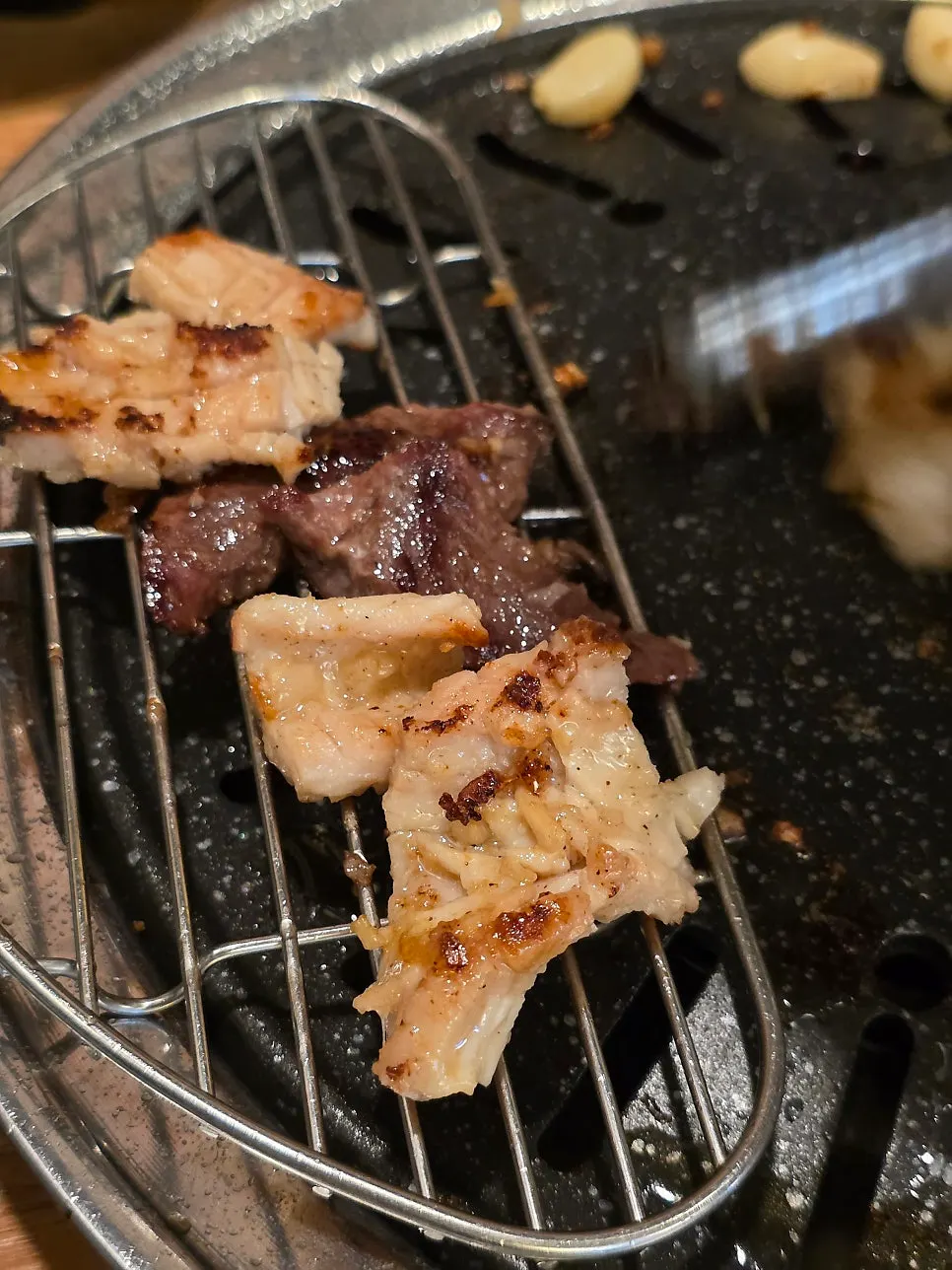 A lightly grilled piece of heart