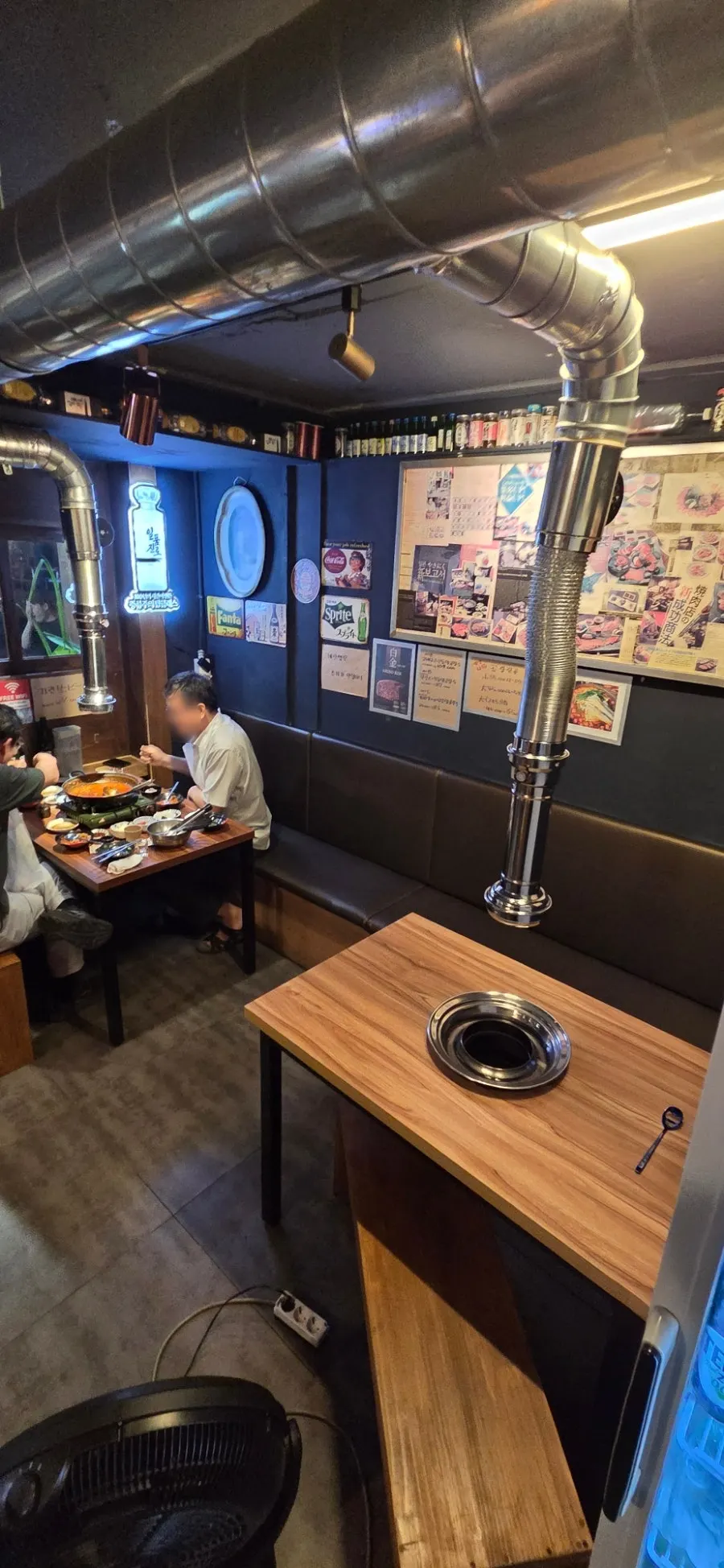 Kirin draft beer decor as part of the restaurant interior