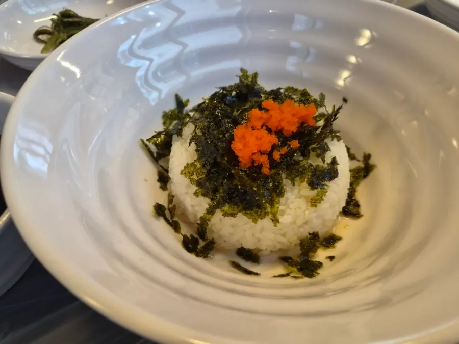 Single serving of mild yangnyeom gejang on a plate