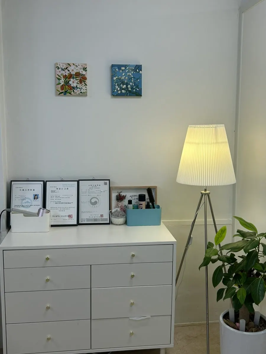 Interior space with tools neatly organized