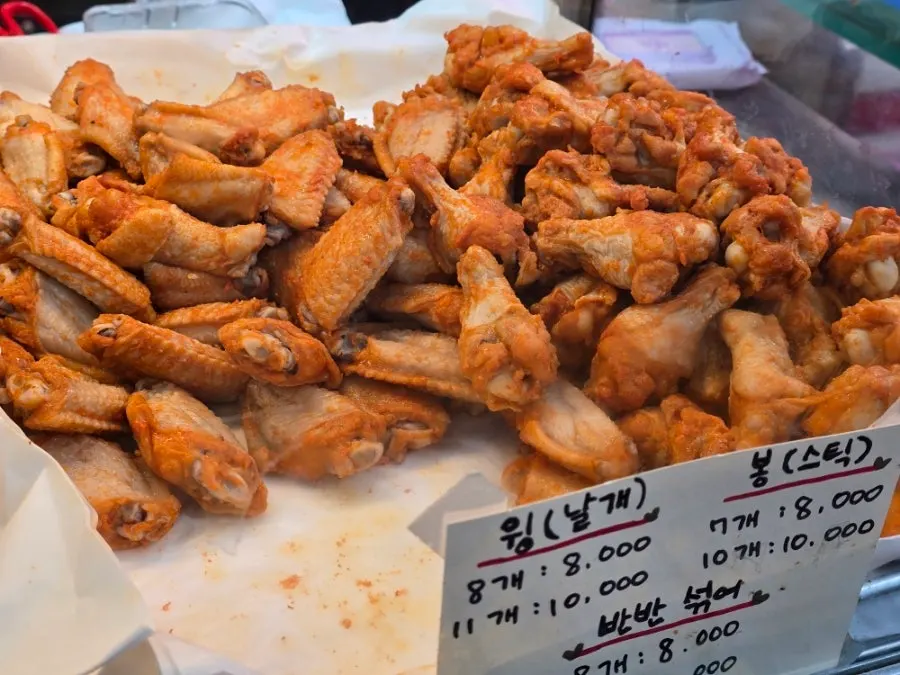 Wings and drumettes sold separately