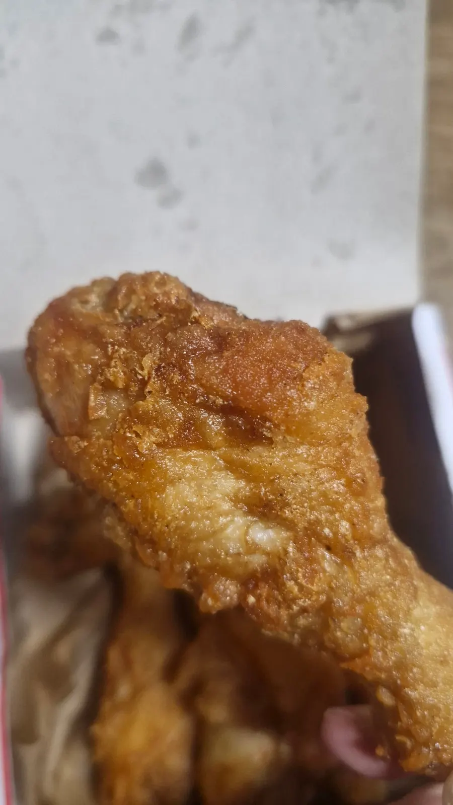 6 drumsticks packed to go from Gimssi Chicken