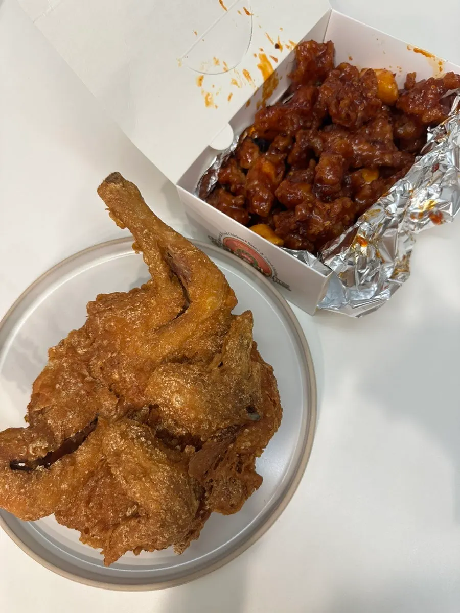 암사시장 인근 김씨치킨 방문 관련 사진