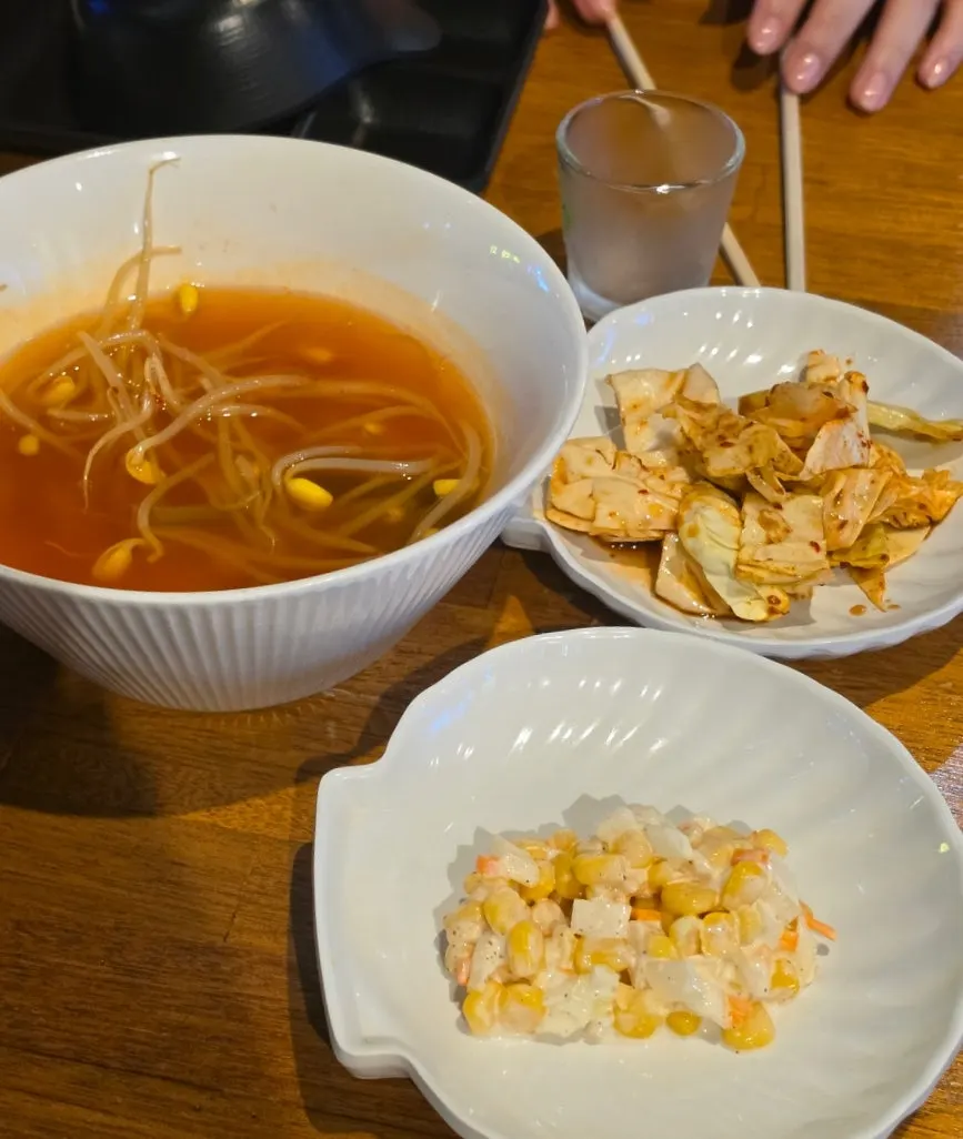 A plate of seasoned cabbage side dish
