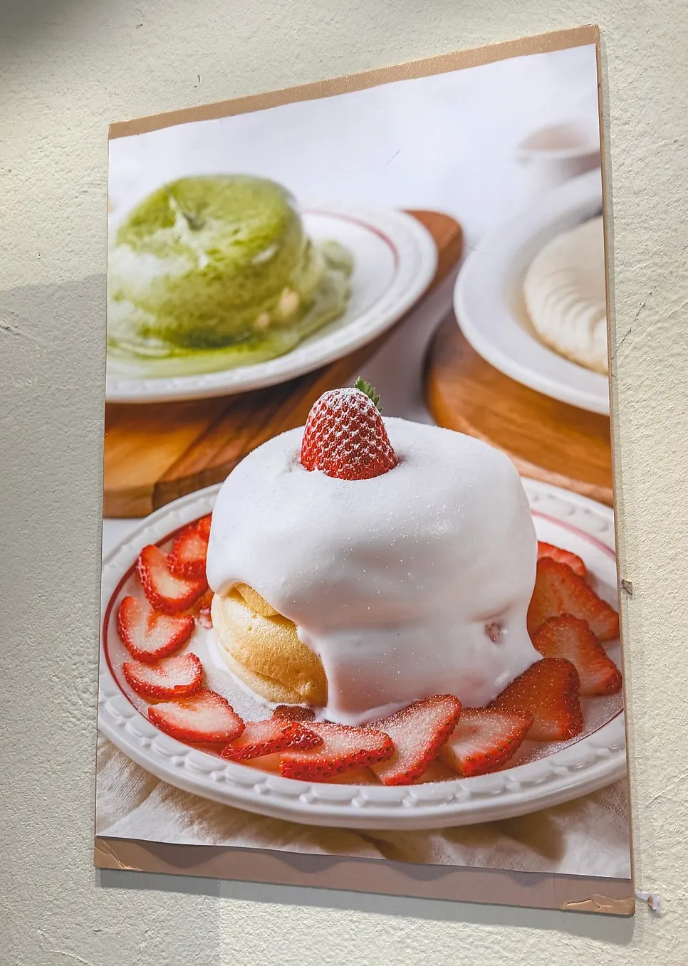 Interior view of the soufflé pancake dessert café