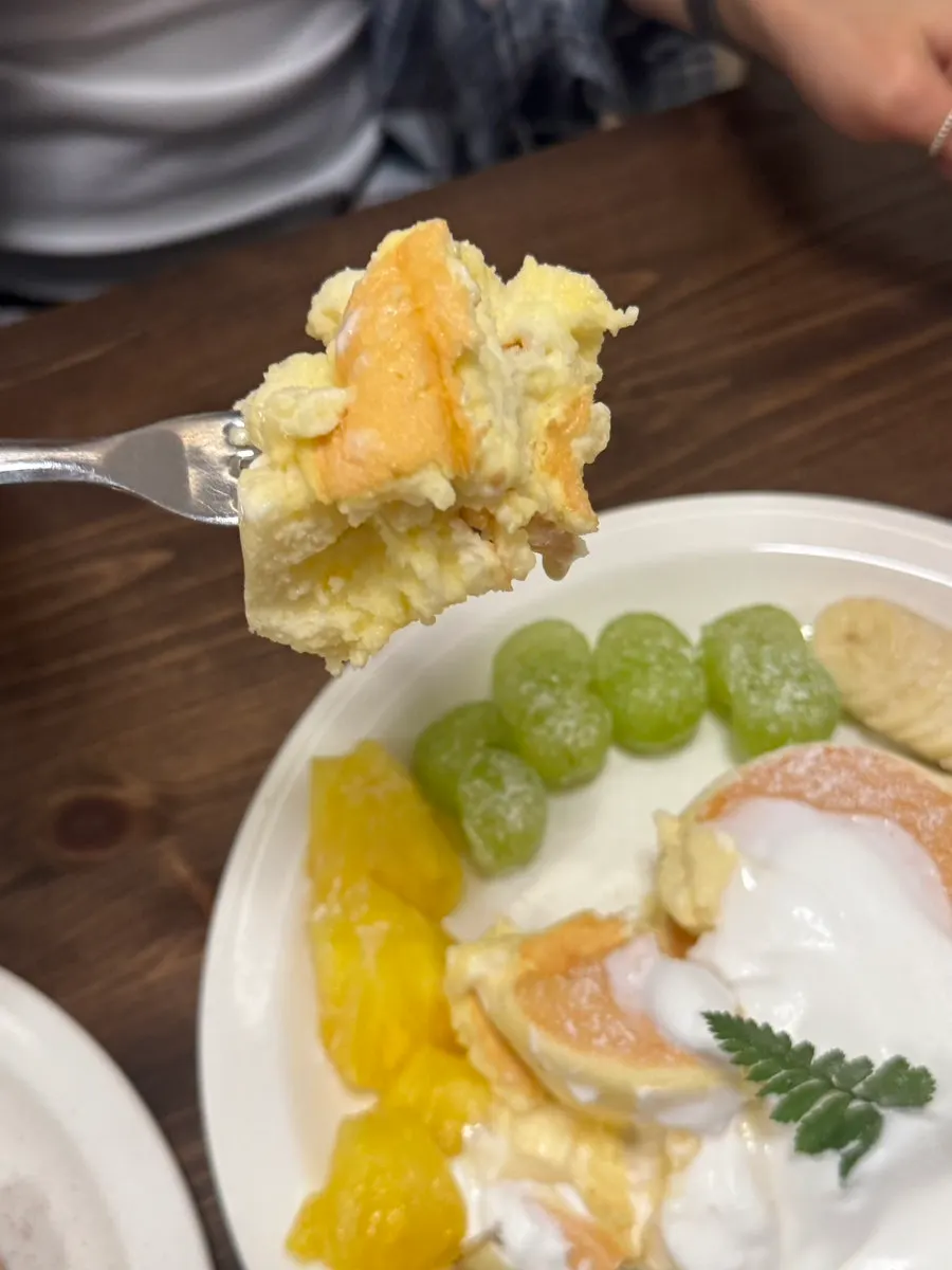 Close-up of the Andamiro Soufflé