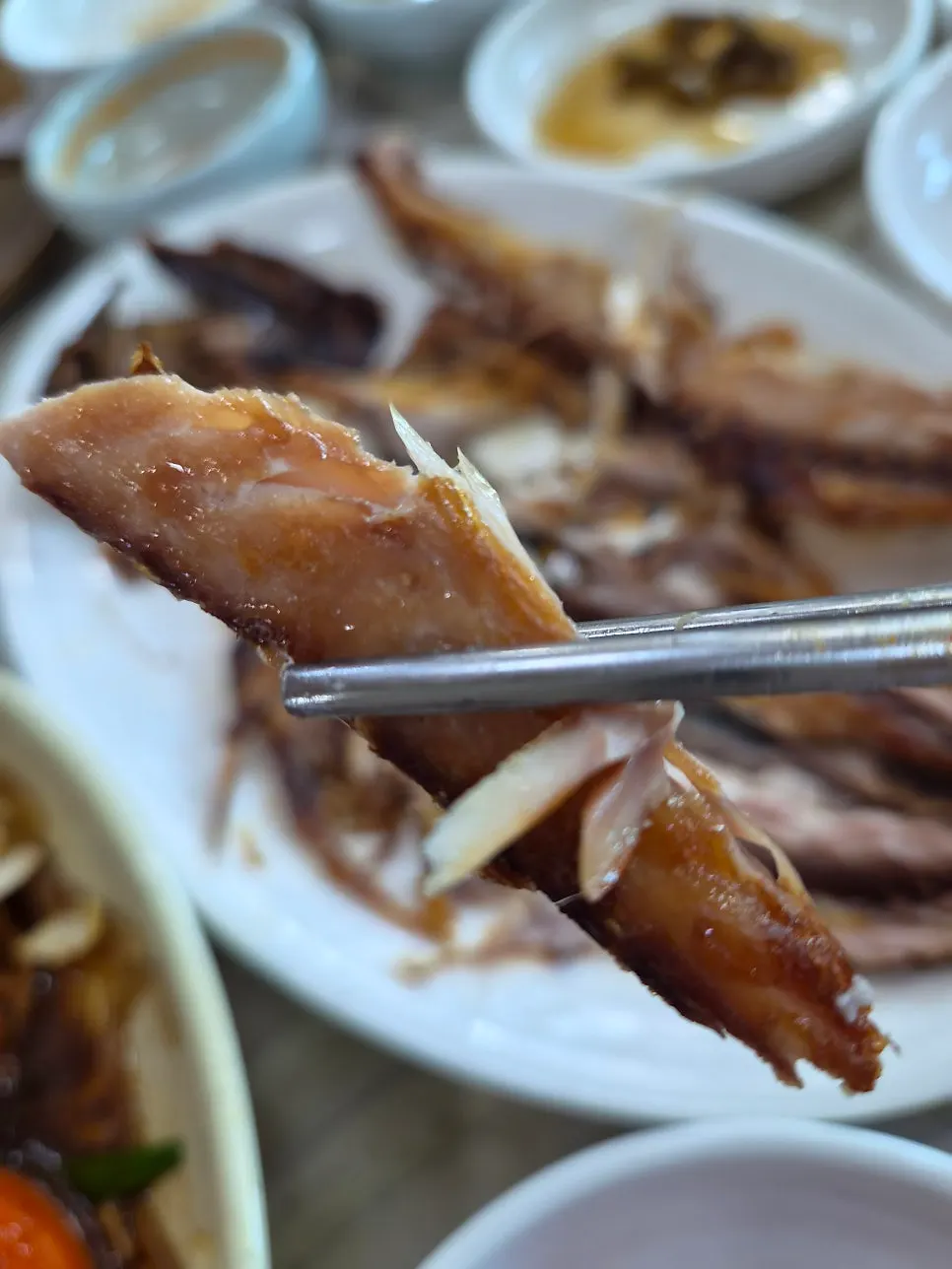 Grilled salted Andong mackerel at Gilpung