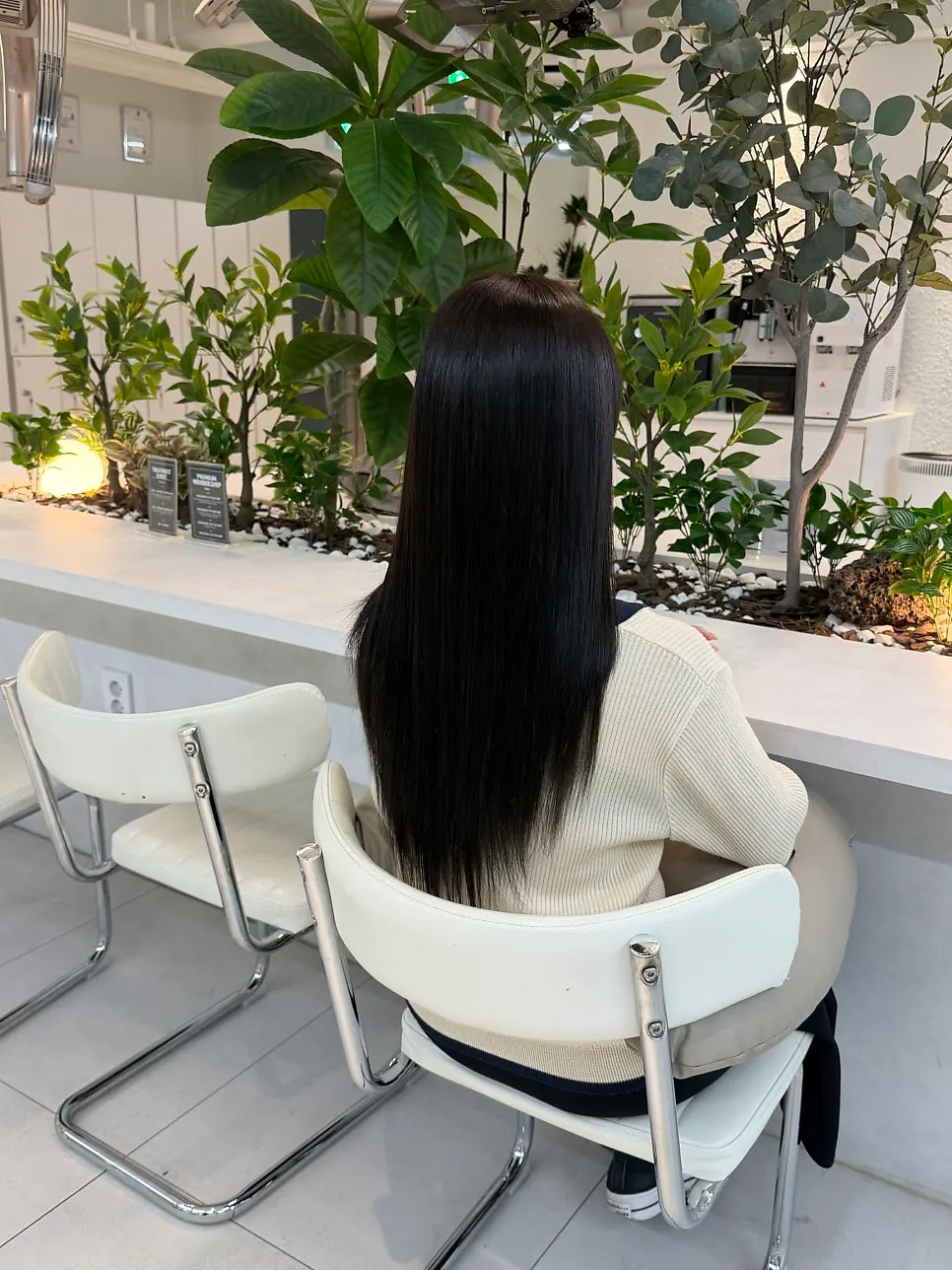 염색과 클리닉 후 비포애프터 비교