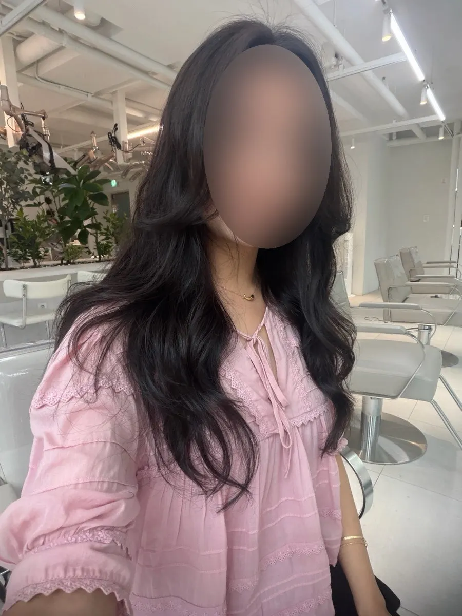 Calm brown hair color with a fall mood