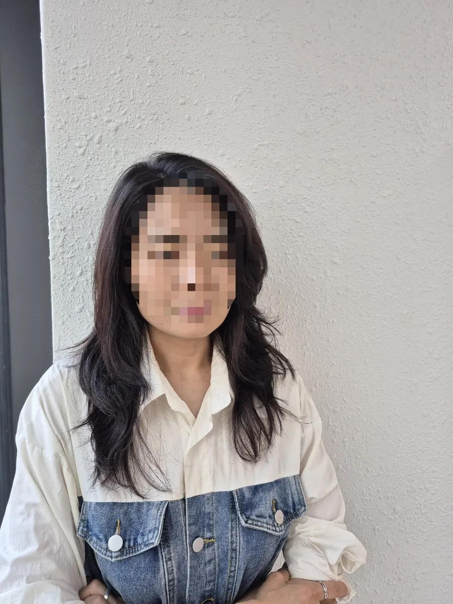 3개월 만에 커트하러 온 시술 전 모발