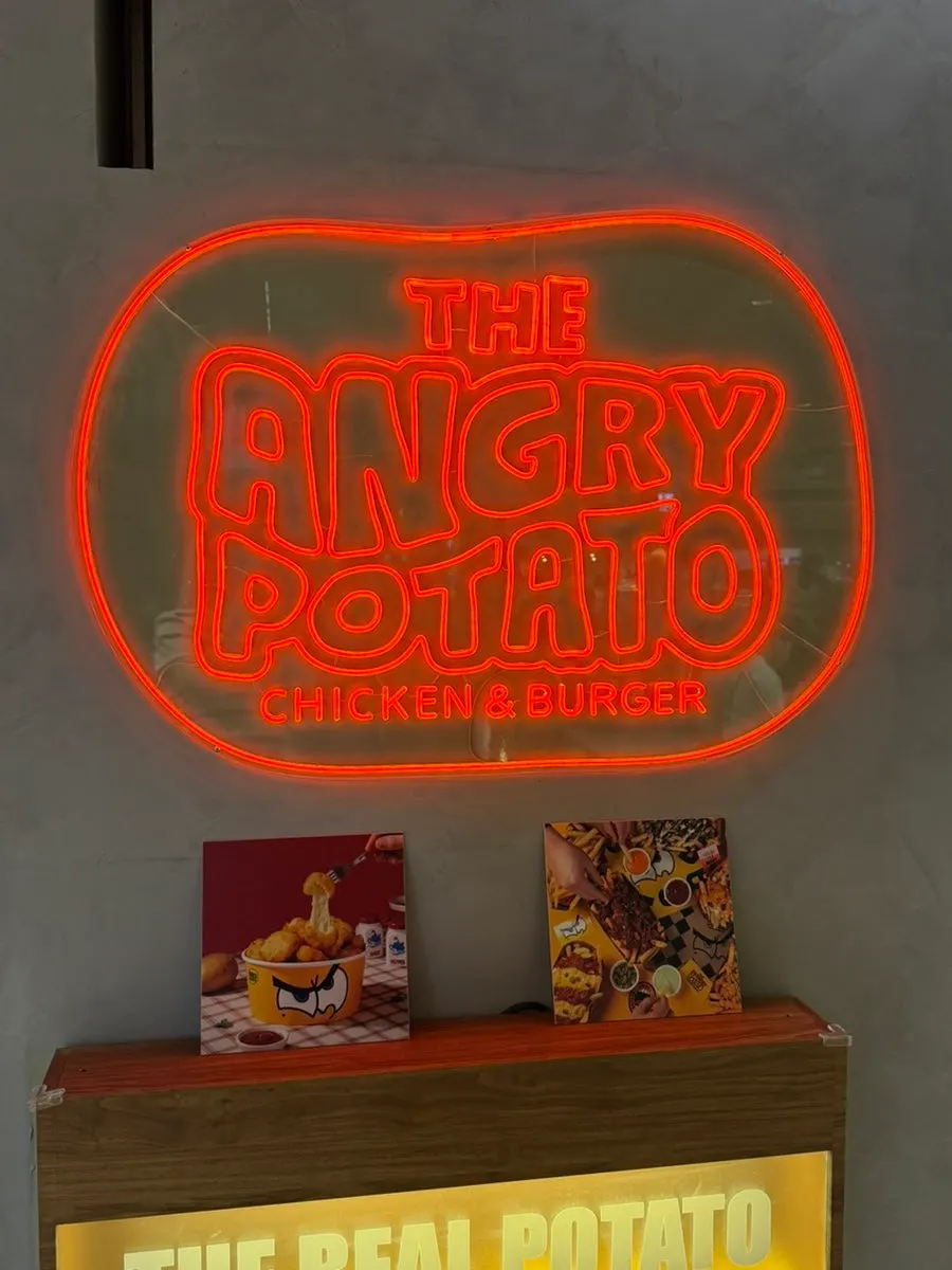 Angry Potato storefront in the basement 1F food hall at Hyundai Department Store Jungdong Branch