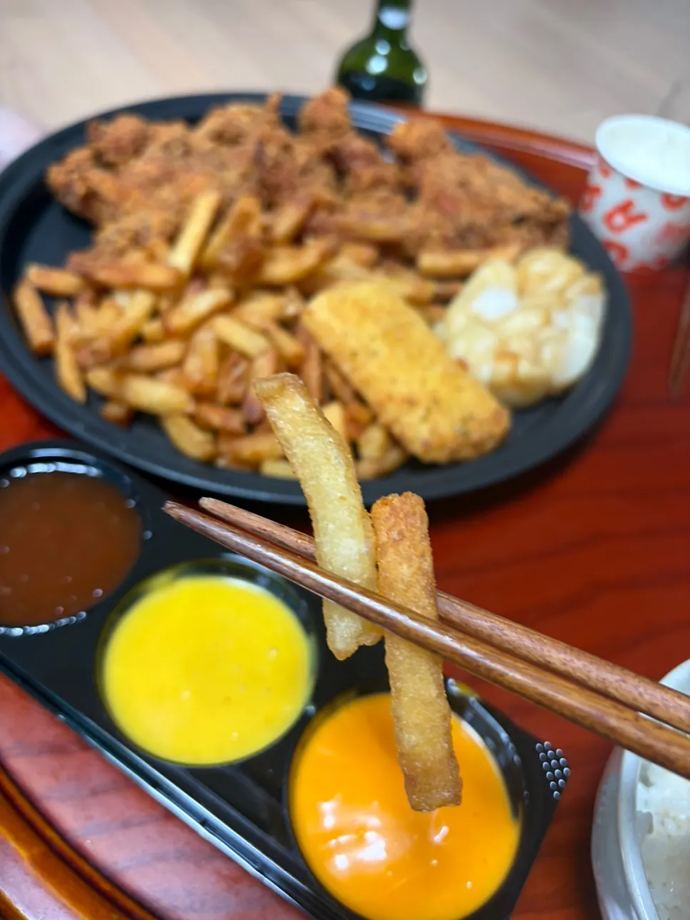 Angry Potato's signature fries