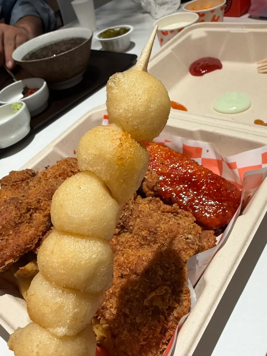 겉바속쫀 쫀득감자 꼬치
