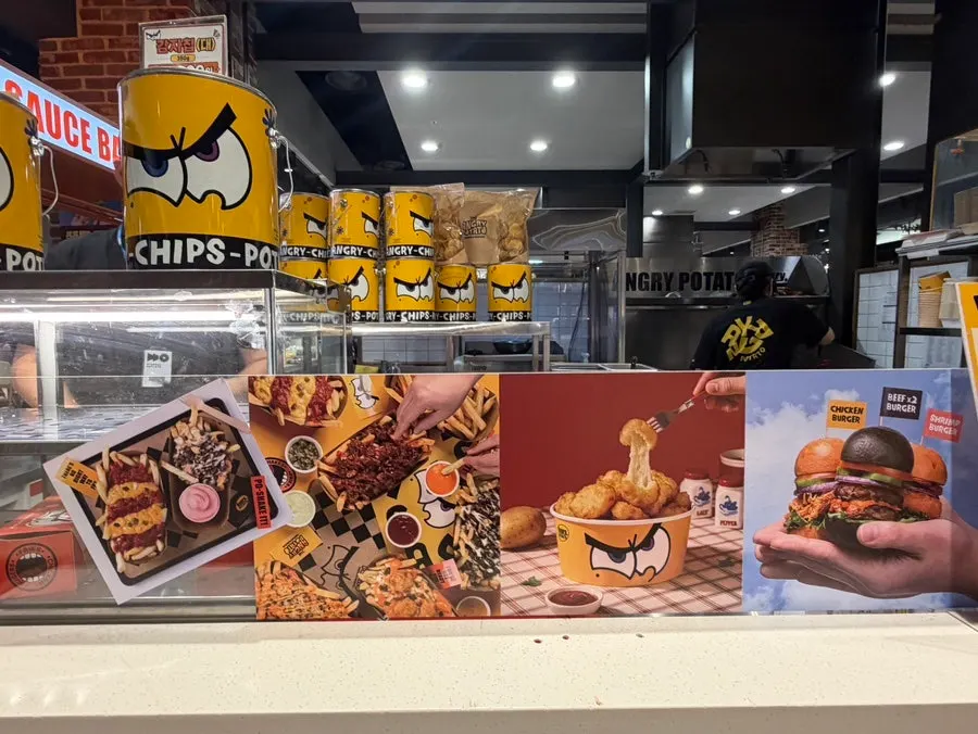 핫 크런치 치킨 클로즈업