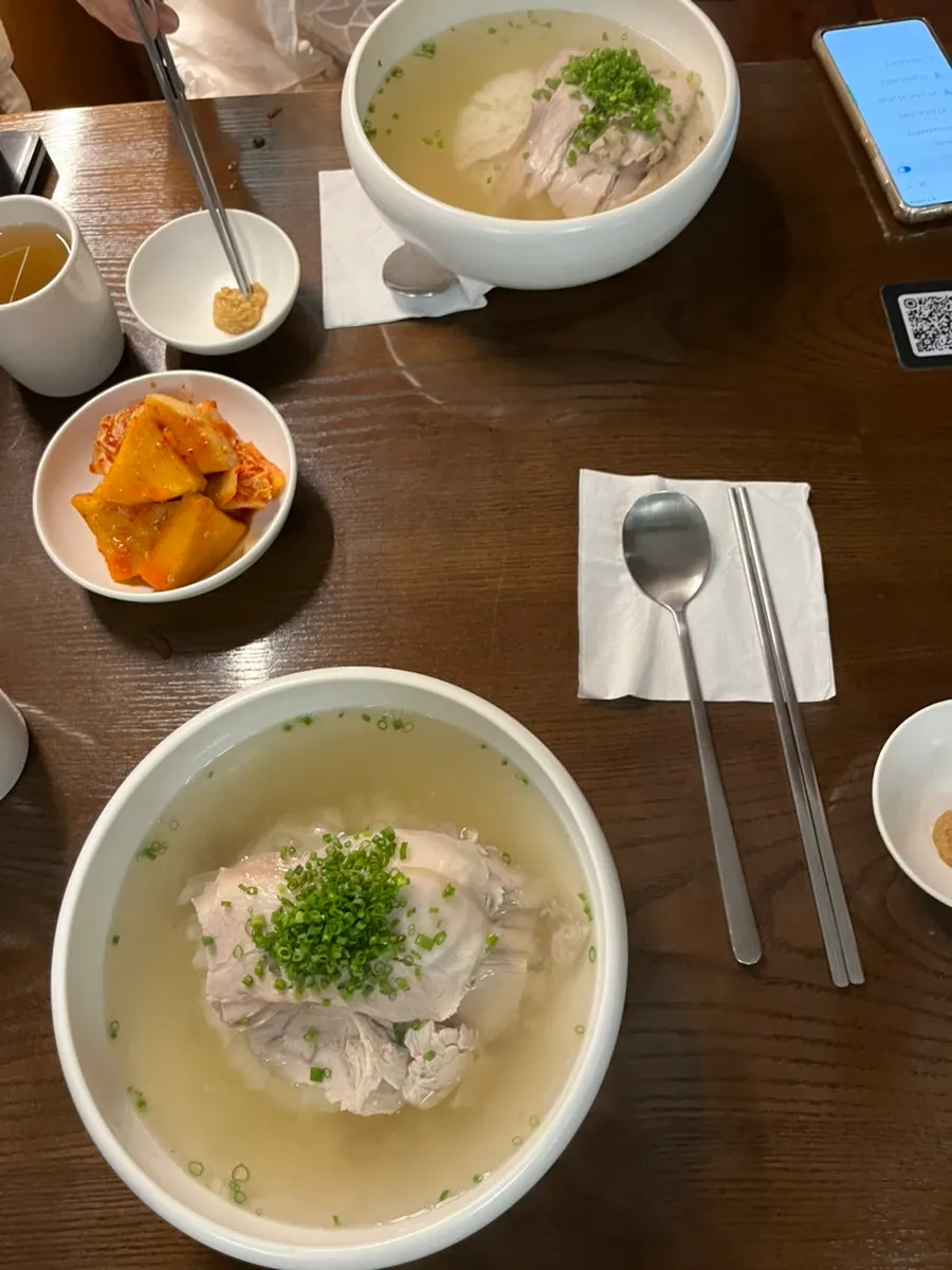 Pork gomtang meal with extra meat