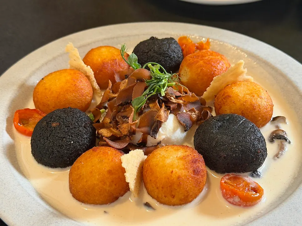 A plate of potato gnocchi at Concasse Anguk