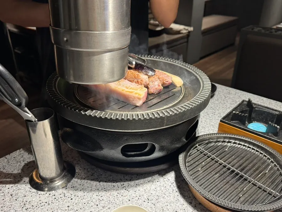 Perfectly grilled pork belly