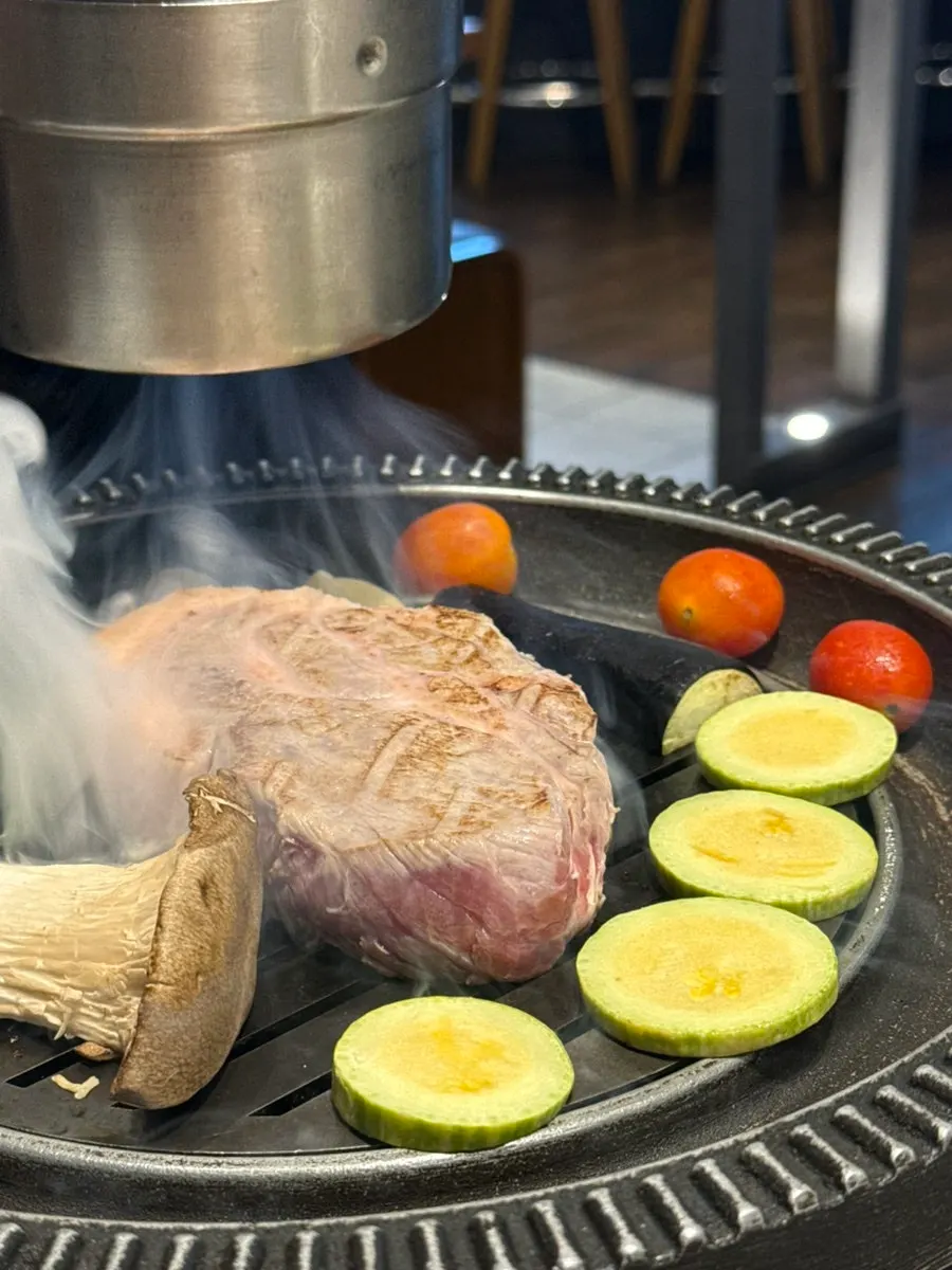 Raw meat platter before grilling