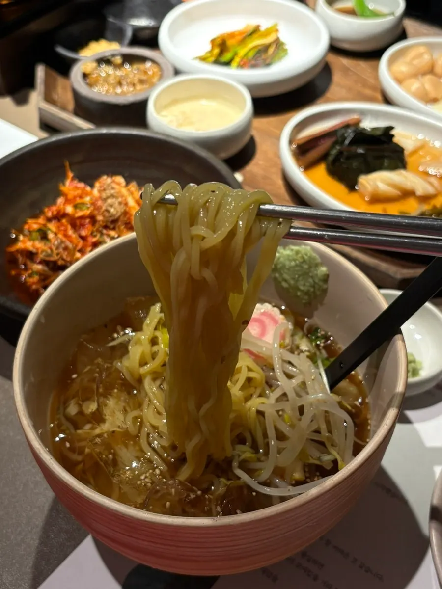 A bowl of Masitte cold ramen at Anmin Jinhae