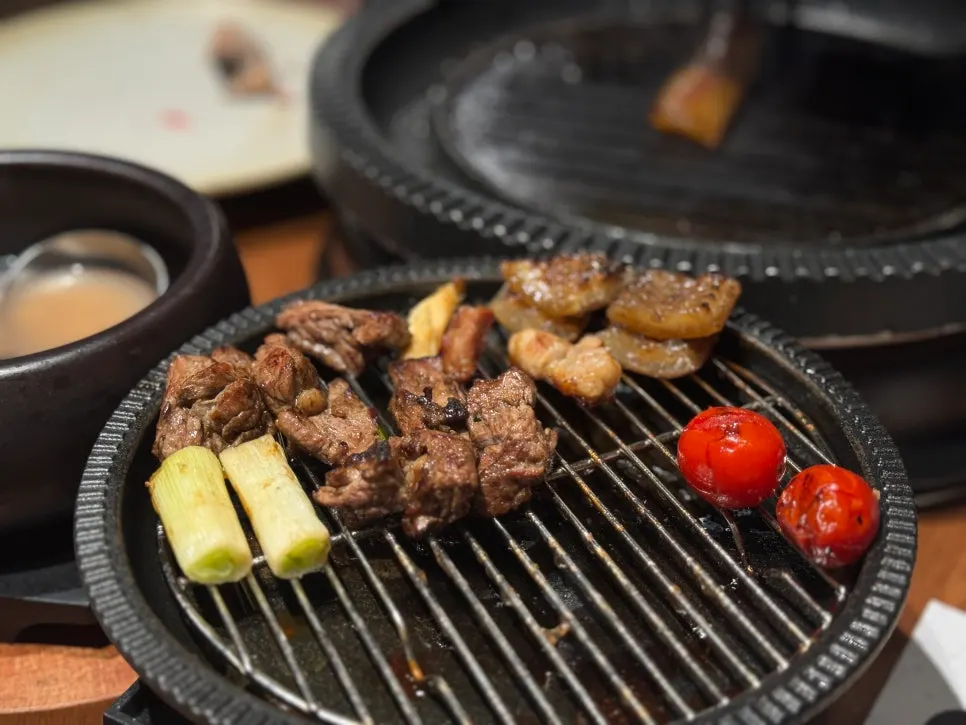 Final grilled pork skin and nakyeopsal