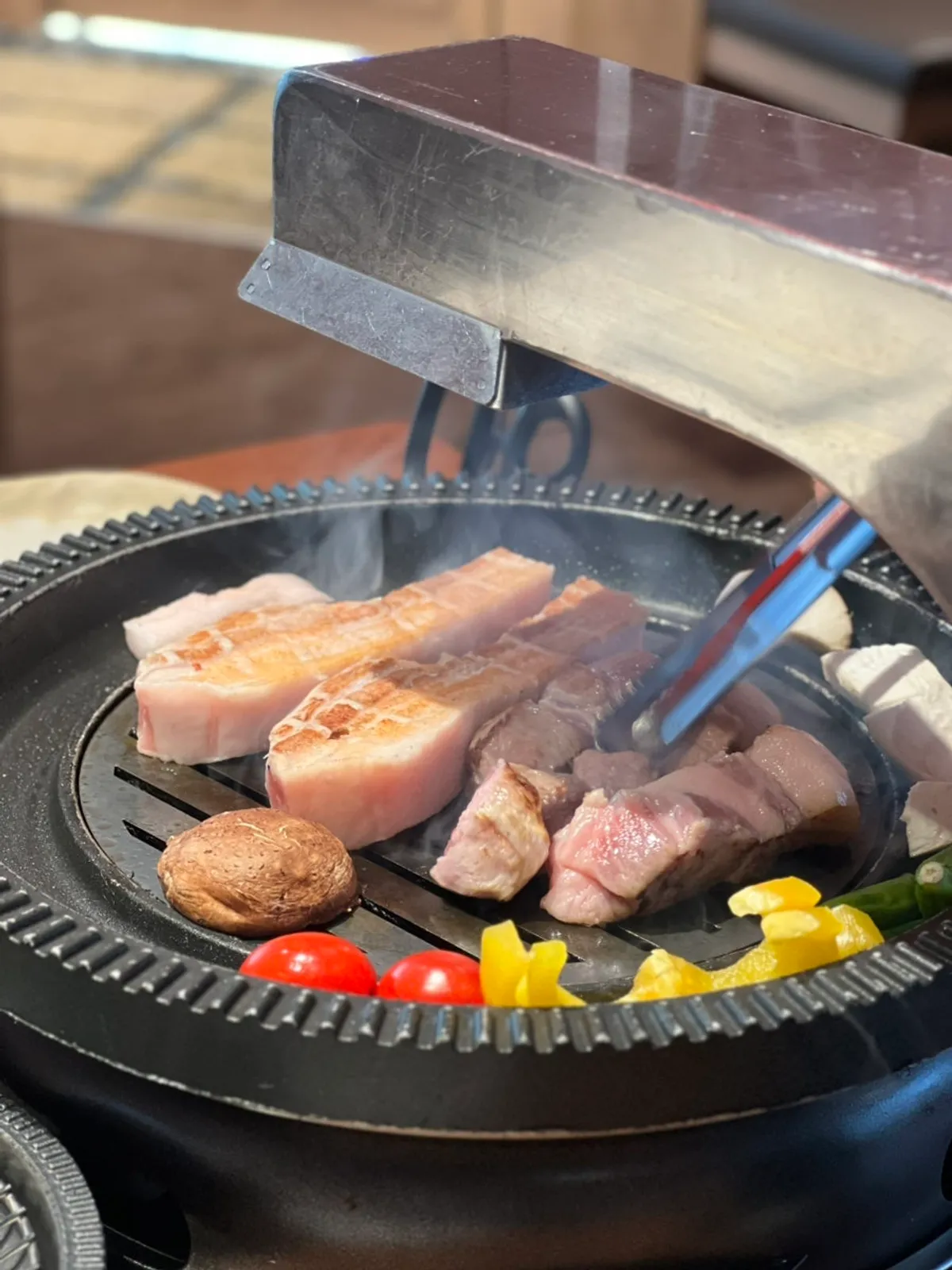 Fresh pork charcoal-grill restaurant Anmin Yullyang in Cheongju's Yullyang-dong
