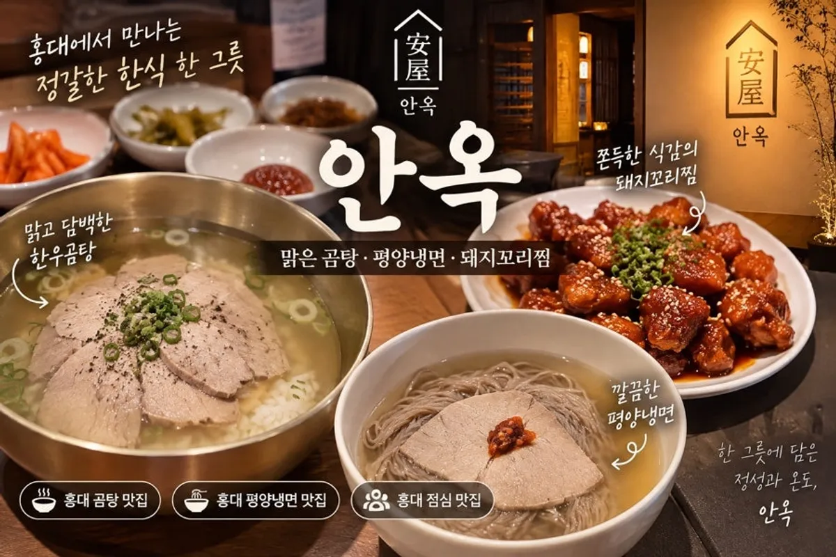 Main image of Anok, a Korean restaurant in Hongdae