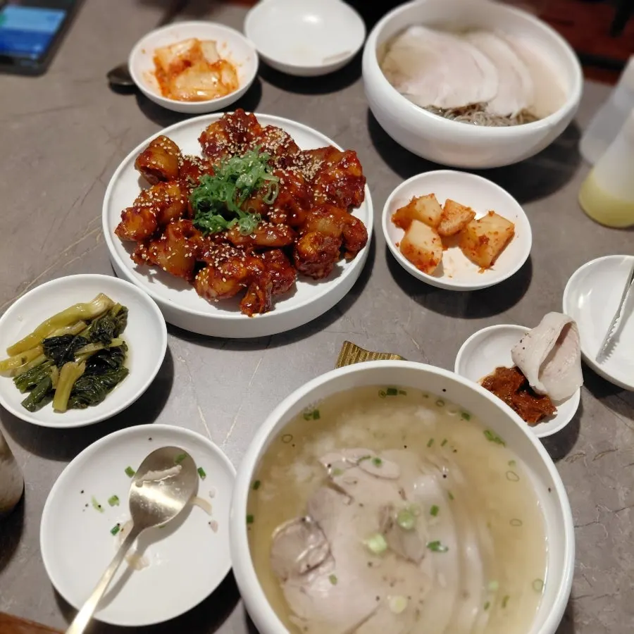 A plate of pork tail jjim at Anok