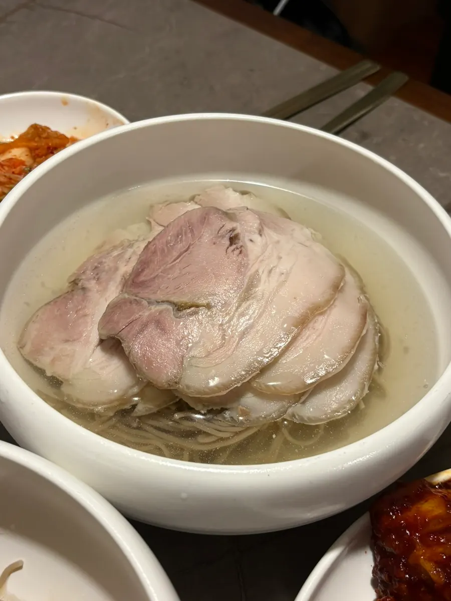 Anok's pork tail jjim in spicy-sweet sauce